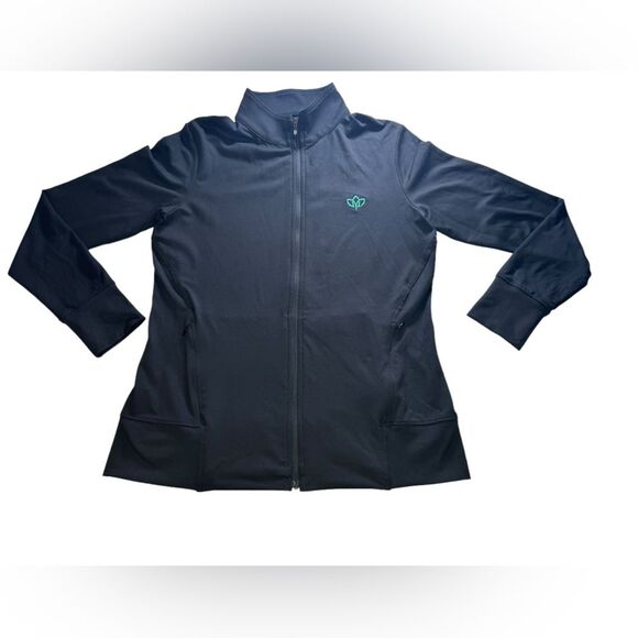 Foot Joy Full-Zip Panel Pocket Mid-Layer Women with logo Size Small - Picture 1 of 8